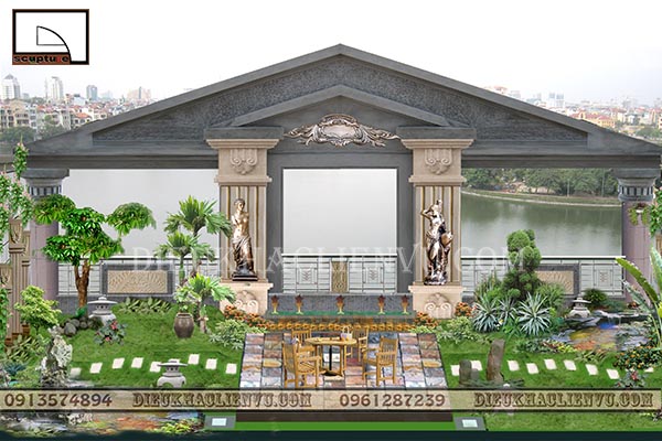 Cảnh quan dự án sân vườn với nhiều phong cách khác nhau